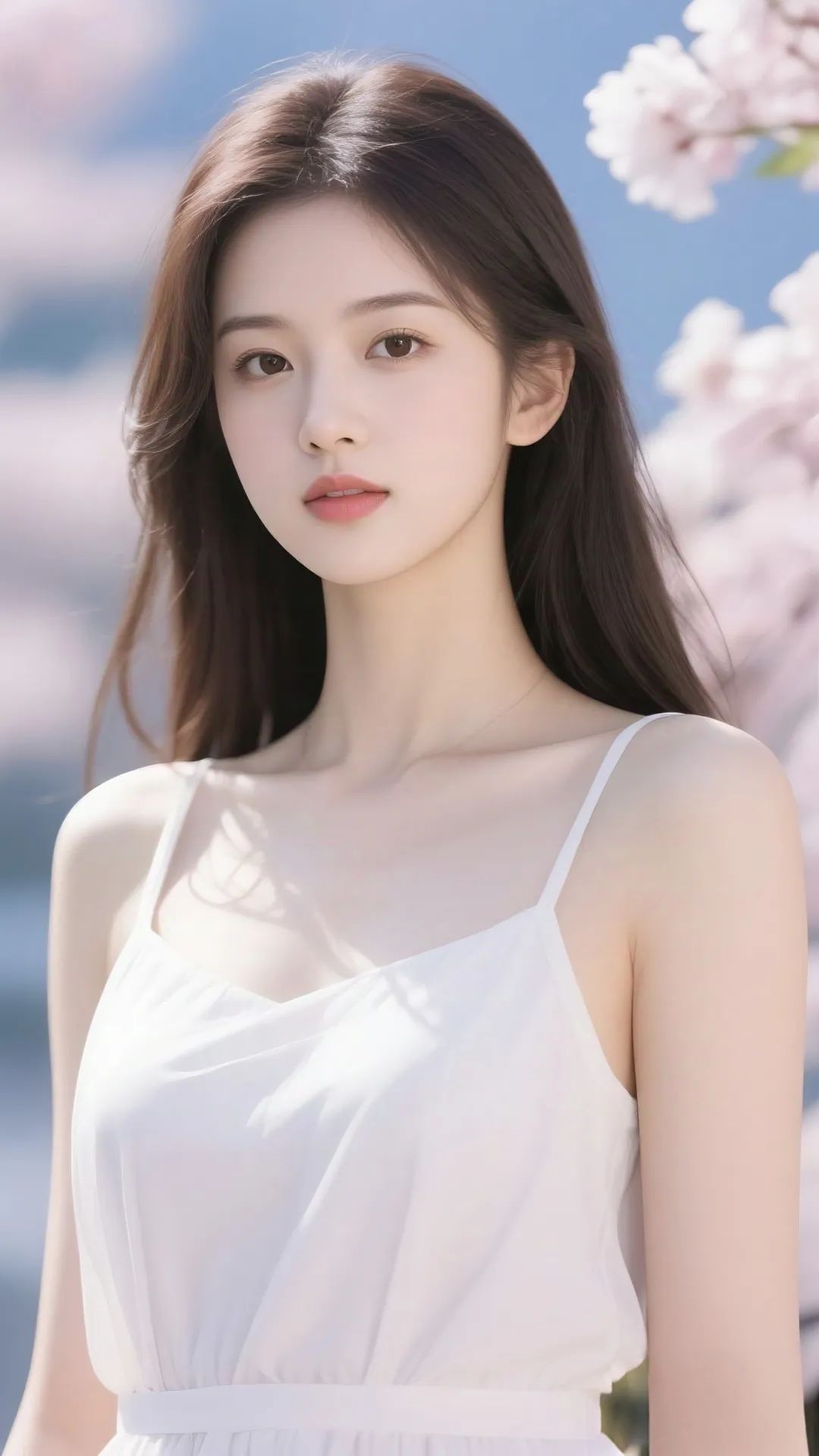 美女壁纸｜素白天地，岁月成诗