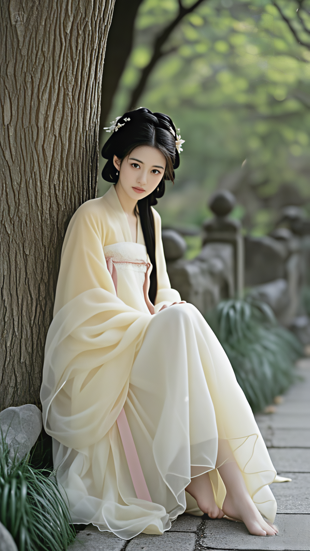 美女纸壁｜亭亭玉立，倾国倾城