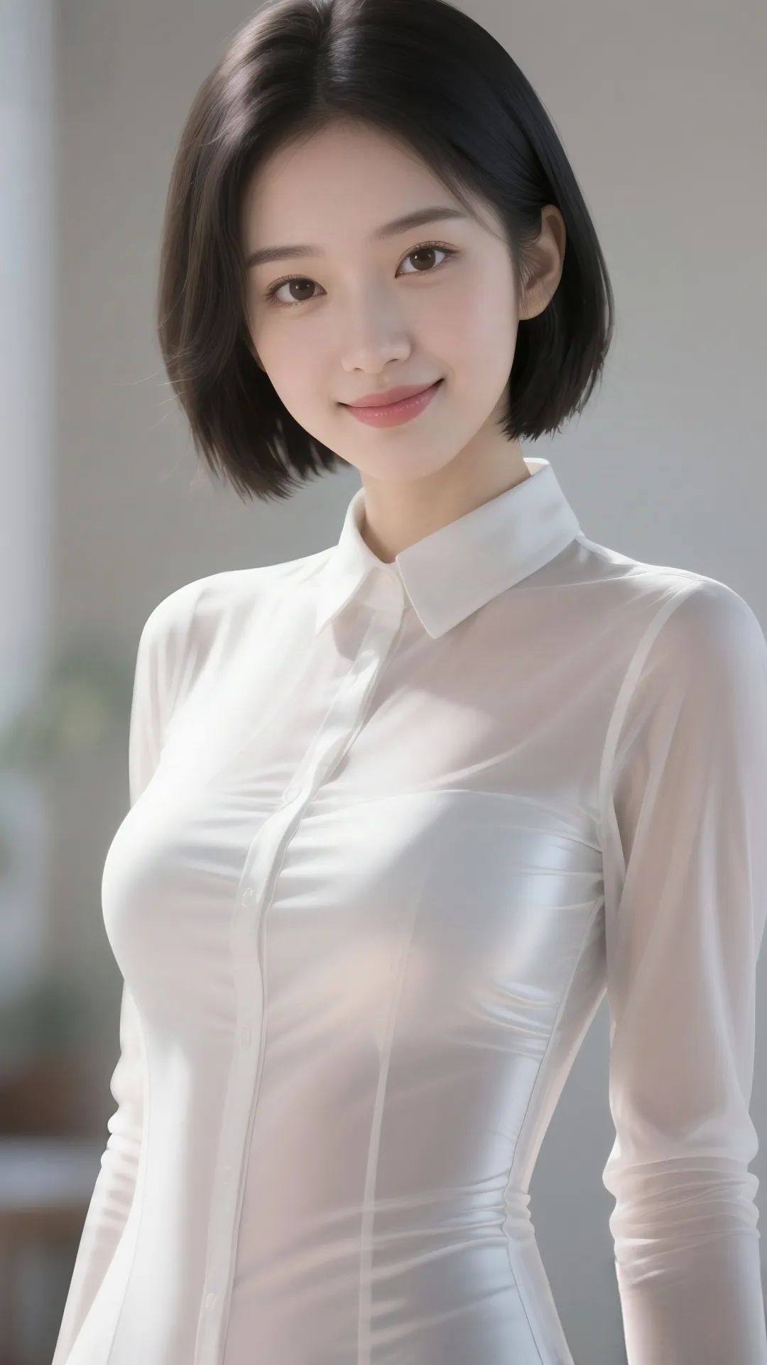 美女壁纸｜素衣清辉，纯粹如诗